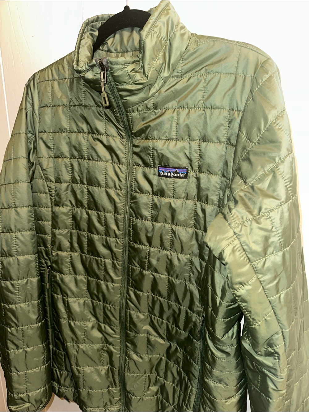Patagonia Olive Quilted Lightweight Women's Puffer Jacket - Picture 4 of 14